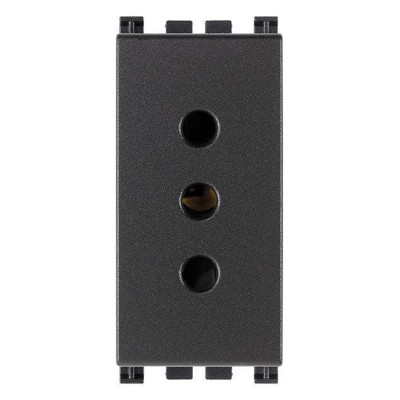 Presa VIMAR 2P+T 10A P11 Grigio - Codice SKU 19201, Design Moderno & Sicurezza SICURY