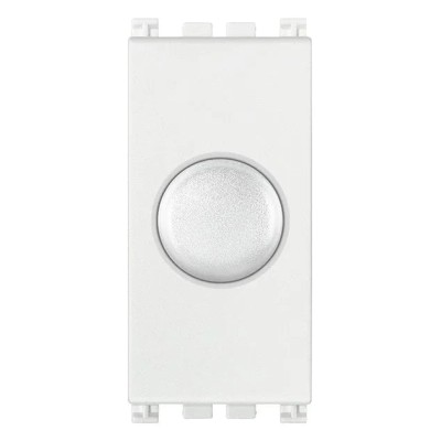 VIMAR Dimmer 230V 100-500W Bianco - SKU 19150.B, Regolatore di Luminosità Elegante e Facile da Installare