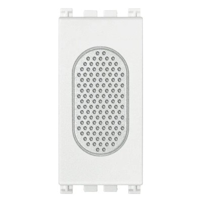 VIMAR Buzzer 230V 50-60Hz Bianco - Segnalazione Acustica Affidabile - Codice SKU 19378.B