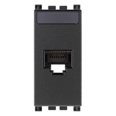 Presa RJ45 Netsafe Cat5e UTP Grigio VIMAR - Codice SKU 19339.11, Installazione Facile e Alta Qualità