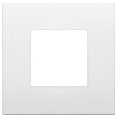 Placca VIMAR Classic 2M Bianco 19642.74 - Design Elegante, Tecnopolimero Resistente, Facile Installazione