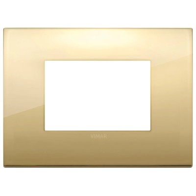 VIMAR Placca Classic 3M Oro - Eleganza e Durabilità - SKU 19653.07