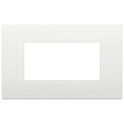 Placca VIMAR Classic 4M Bianco - SKU 19654.74, Tecnopolimero Resistente, Design Moderno