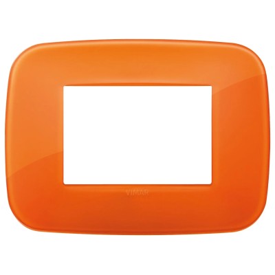 VIMAR Placca Round 3M Reflex Orange, Resistente in Tecnopolimero - SKU 19683.63