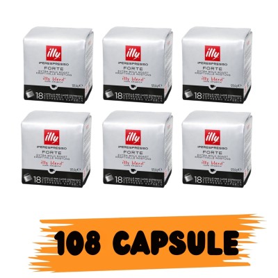 Illy Caffe' Capsule Iperespresso Forte 108pz