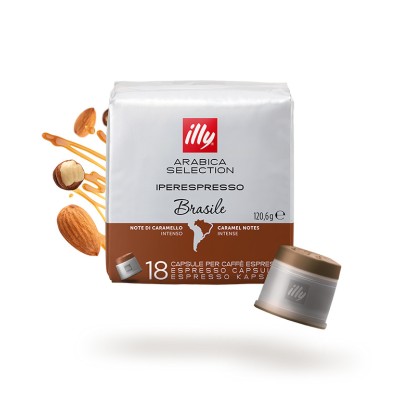 Illy Capsule caffè Iperespresso Arabica Brasile confezione 18pz