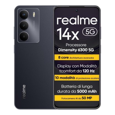 SMARTPHONE REALME 14X 5G 6+256GB BLACK