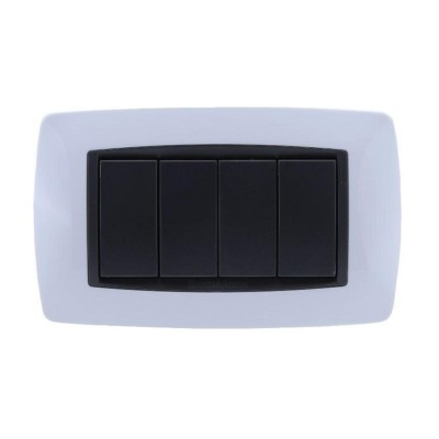 Sandasdon Placca 503 4Mod Bombe' Bianco SD88004-1
