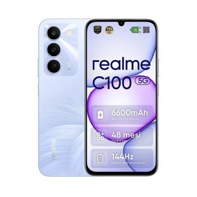 Realme C100 4+128GB 6.8" Blooming Purple DS ITA