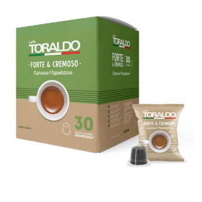 Toraldo Caffe Capsule Nespresso Forte e Cremoso 30pz