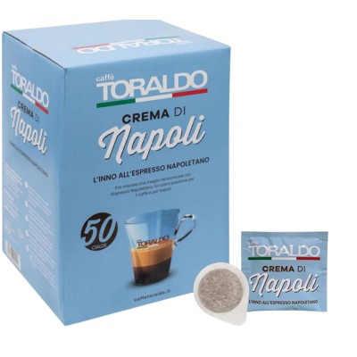 Toraldo Caffe Cialde 44mm Crema di Napoli 50pz
