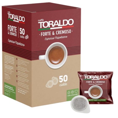 Toraldo Caffe Cialde 44mm Forte e Cremoso 50pz