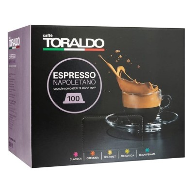 Toraldo Caffè Miscela Classica 100 Capsule Compatib. A Modo Mio