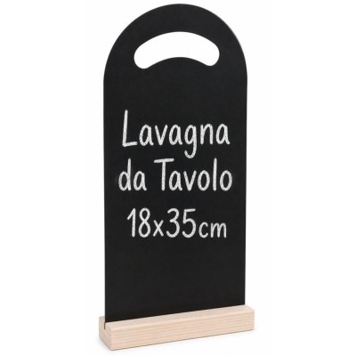 EcoPrice Windy Lavagna da Tavolo 18x35cm con Manico T5249