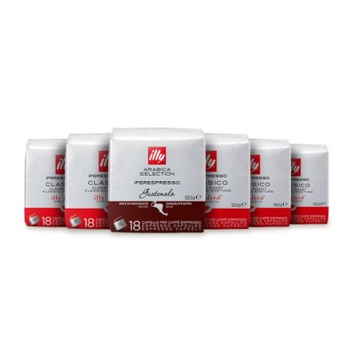Illy Caffe Capsule Iperespresso Classico+Guatemala 108pz (90+18)