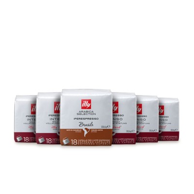 Illy Caffe Capsule Iperespresso Intenso+Brasile 108pz (90+18)