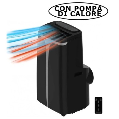 CECOTEC ForceClima 12250 Condizionatore 4 In 1 Portatile 12000 BTU - Riscaldamento, Raffreddamento, Ventilazione, Deumidificazio
