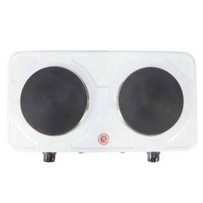 Fornello Elettrico Hercules 2500W - Piastra Ø185mm 1500W & Ø155mm 1000W con Termostato e Indicatore