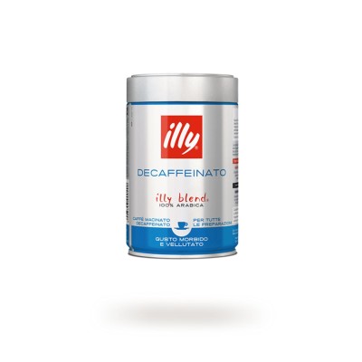illy Caffe Macinato Dek 250g Barattolo