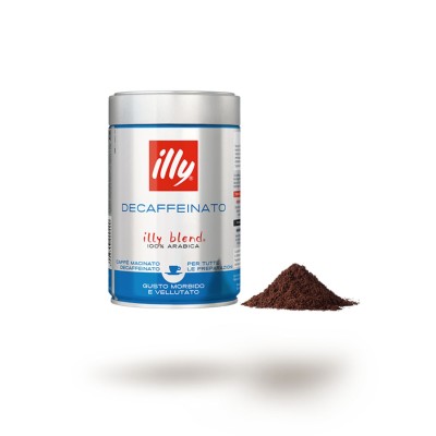 illy Caffe Macinato Dek 250g Barattolo
