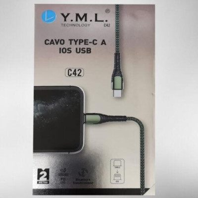 YML CAVO COMPATIBILE PER IOS USB MOD.P18 2.1A SIZE 300CM