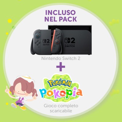 Switch2 Console Black +Pokemon Pokopia (02/04/26)