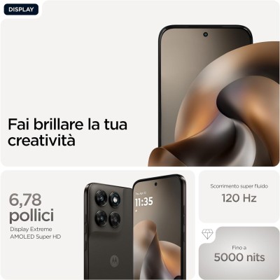 Motorola Moto G77 8+256GB 6.78" 5G Pantone Black Olive DS ITA