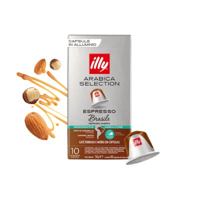 Illy Caffe Capsule Nespresso Selection Brasile 10pz