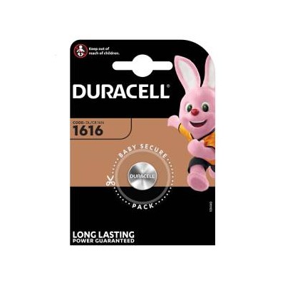 (1 CONFEZIONE) DURACELLSPEC. BATTERIE 1PZ BOTTONE DL1616 1CONF