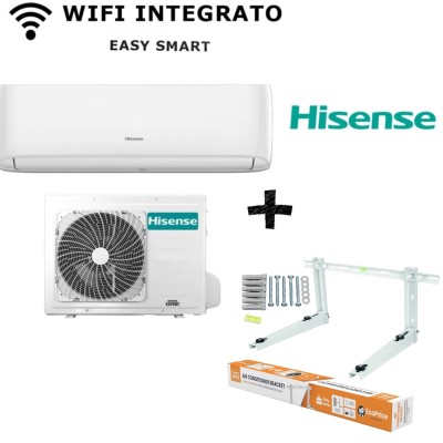 Climatizzatore MONO 18000 Hisense Inverter Easy Smart Classe A++/A+ Gas R-32 WI FI 5 ANNI DI GARANZIA INCLUSA LINEA 2026 +STAFFA
