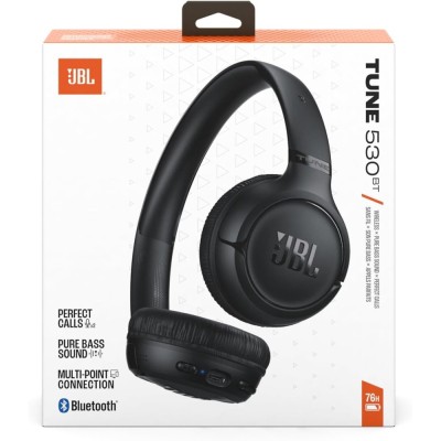 CUFFIE WIRELESS JBL TUNE 530BT NERE