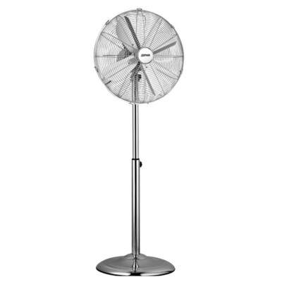 Zephir Ventilatore Piantana Cromato 4 Pale D.40cm Altezza 138cm 50W PF40CR