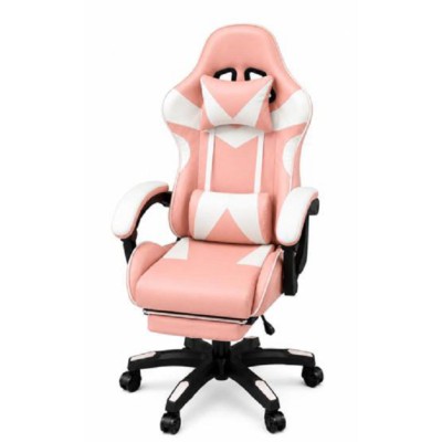Ecoprice Sedia Gaming Similpelle ProPlayer Rosa/Bianco