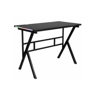 Ecoprice Scrivania Gaming +Led RGB WeTop Nero