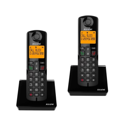 Telefono Cordless Alcatel S280 Duo Black