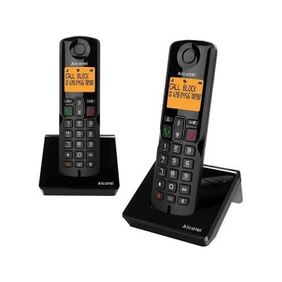 Telefono Cordless Alcatel S280 Duo Black