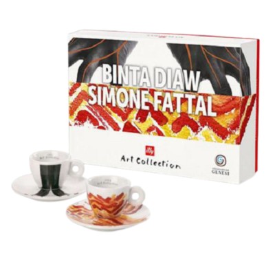 Illy Kit Tazzine Genesi Diaw/Fattal 2Tazzine +2Piattini