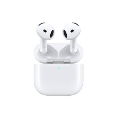 Apple Auricolari AirPods 4 2024 + Cust.Ric. USB-C (ANC) MXP93ZM/A