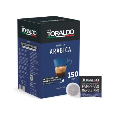 Toraldo Caffè Miscela Arabica Espresso Napoletano 150 Cialde