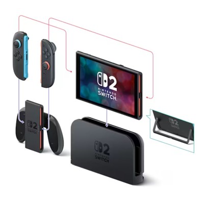 NINTENDO SWITCH 2 256 GB Touch screen Wi-Fi Nero+ Fc 27 Switch 2 EU Versione Euoropea Lingua Italiana