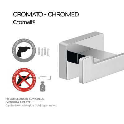 EcoPrice Gedy Appendiabiti Doppio Cromato G-Atena 4426