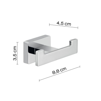 EcoPrice Gedy Appendiabiti Doppio Cromato G-Atena 4426