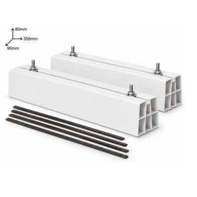EcoPrice Base Pavimento UE Clima 350x80x90mm 380Kg