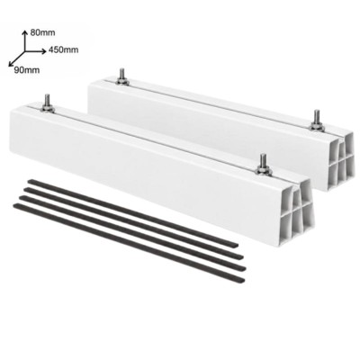 EcoPrice Base Pavimento PVC UE Clima 450x80x90mm 380Kg