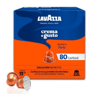 Lavazza Caffe Capsule Nespresso Crema e Gusto Forse 80pz