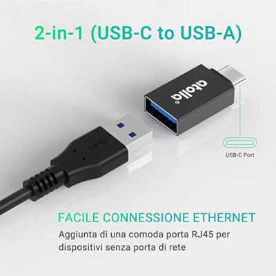 ADATTATORE DI RETE CON PORTE USB