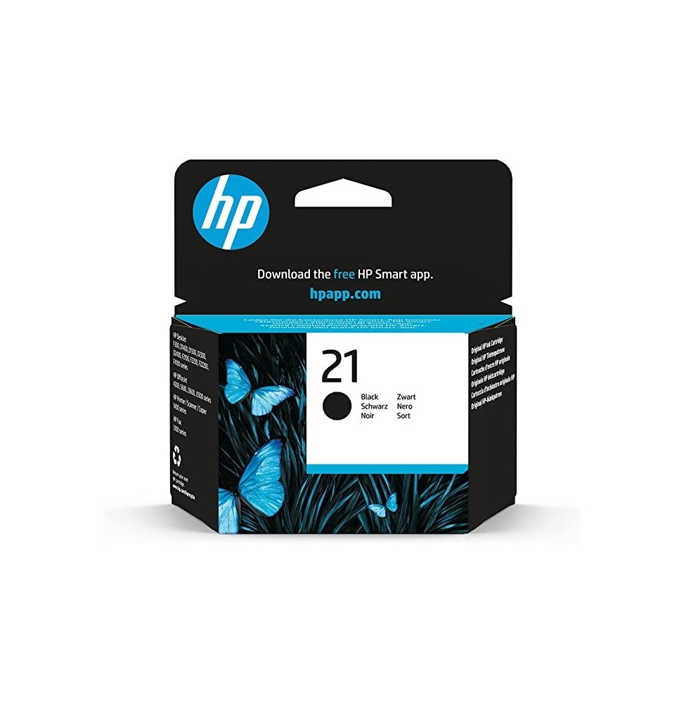 CARTUCCIA ORIGINALE HP 21 BLACK C9351AE