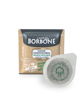 Borbone Box Cialde 44mm Miscela Decisa (Nera) 80+10pz