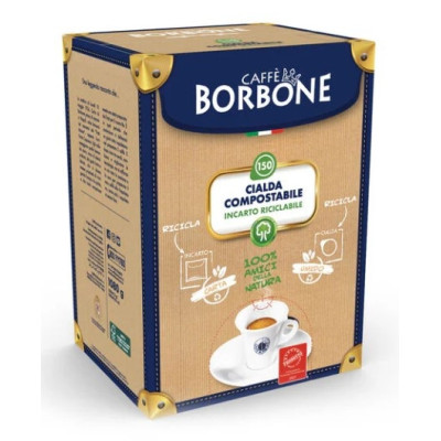 BORBONE CIALDE MISCELA NERA 150PZ DM44