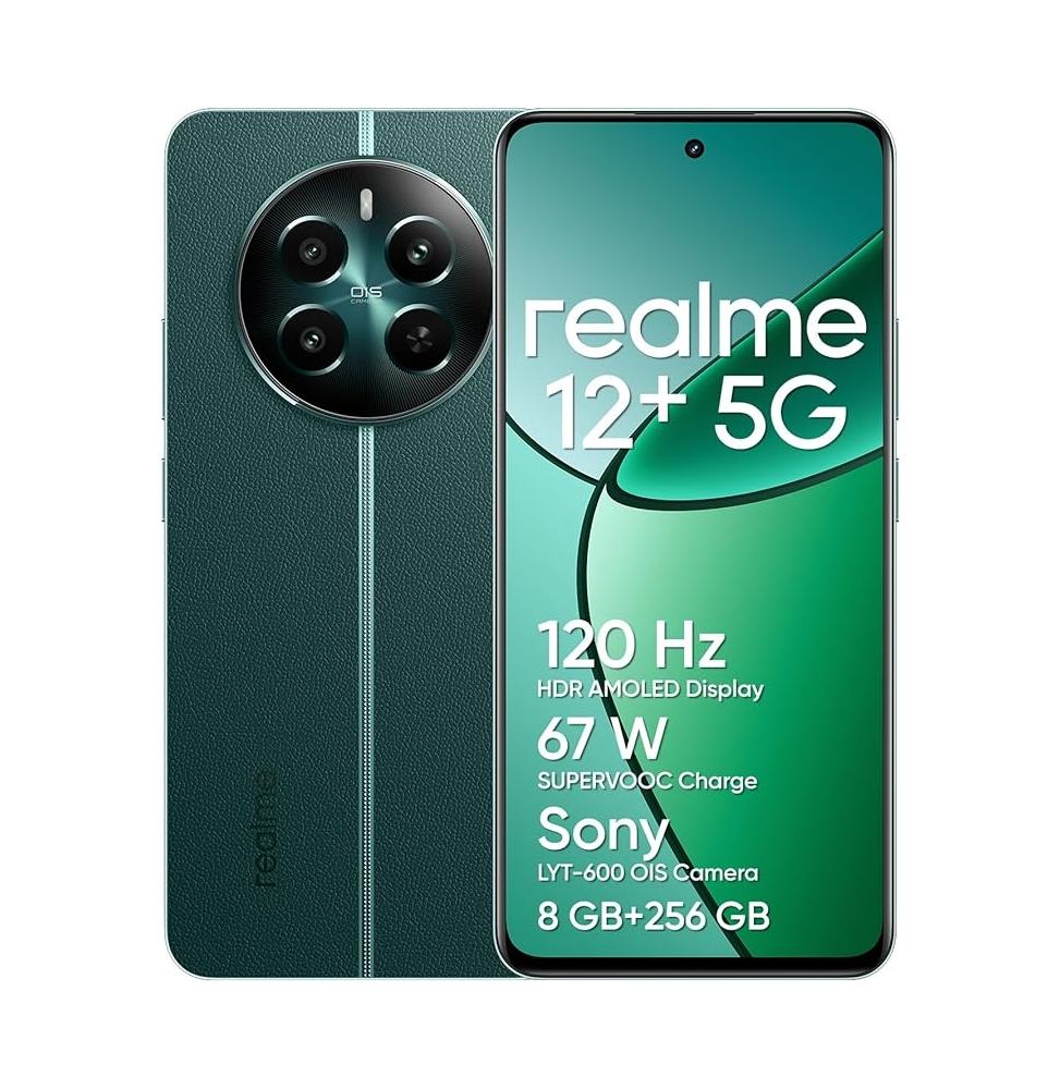 Realme 12+ 8+256gb 6.7 5g Pioneer Green Ds Ita